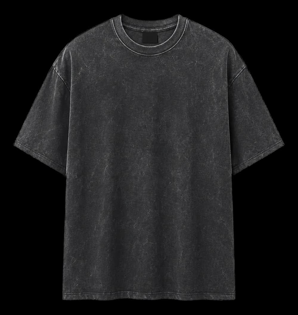 250 GSM French Terry Lava Acid Wash con lavado biológico y silicon — tacto ultra suave y textura rica